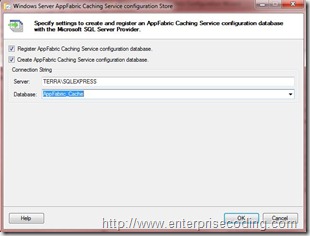 AppFabric Caching Service Configuration Store
