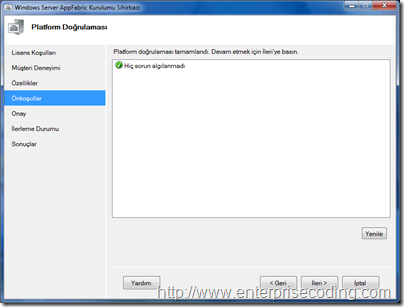 Başarılı Platform Doğrulaması