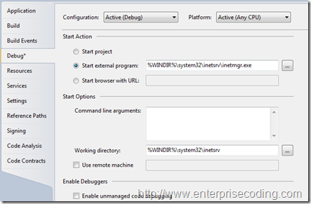 Debug Ayarları