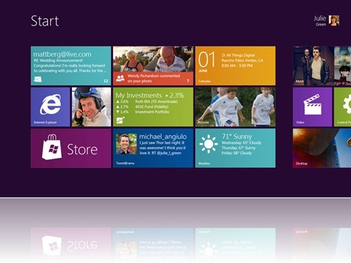 Windows 8 : Yeni Başlat Menüsü