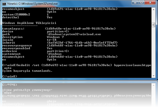 Sanal disk üzerindeki Windows 8 kurulumuna Hyper-V desteğinin eklenmesi