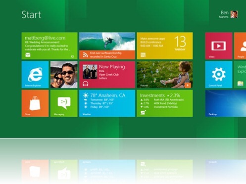 Windows 8 başlangıç ekranı