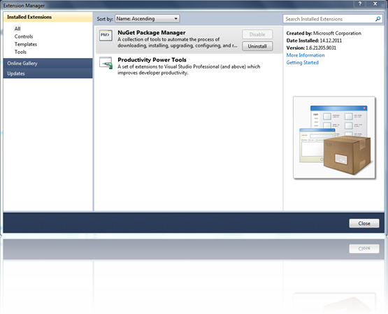 ExtensionManager