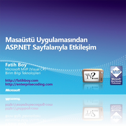 Masaüstü Uygulamasından ASP.NET Sayfalarıyla Etkileşim