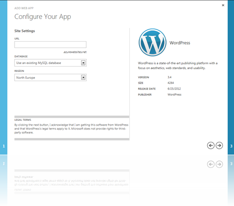 WordPress'in otomatik kurulumu için gerekli bir kaç değeri vermemiz yeterli
