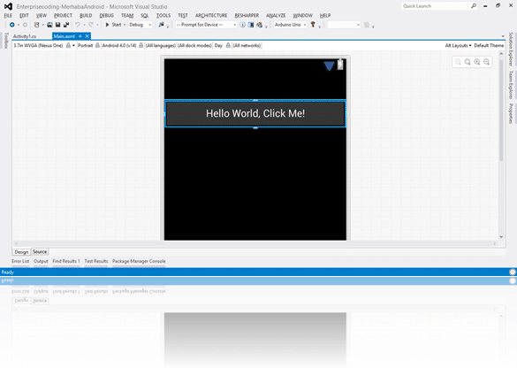 Xamarin-Android arayüz tasarımcısı