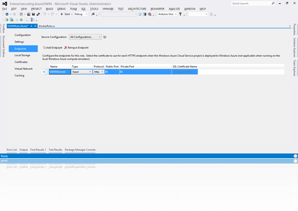 Endpoint ayarları