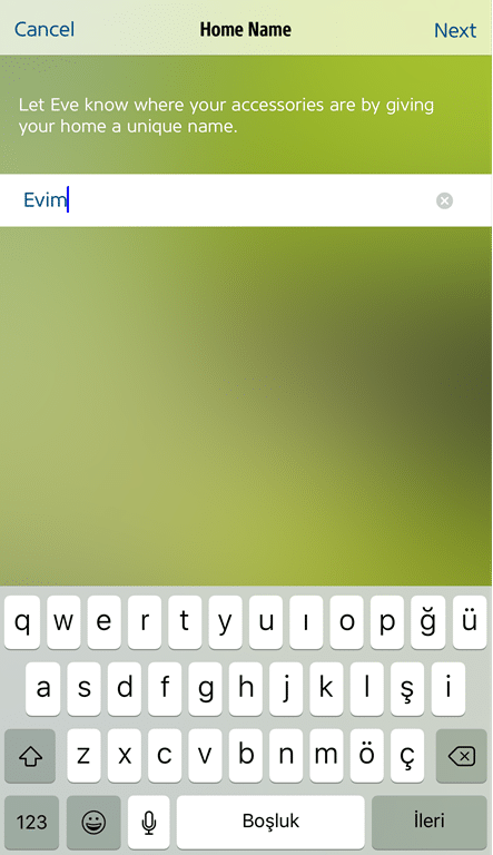 Evimize bir isim verelim