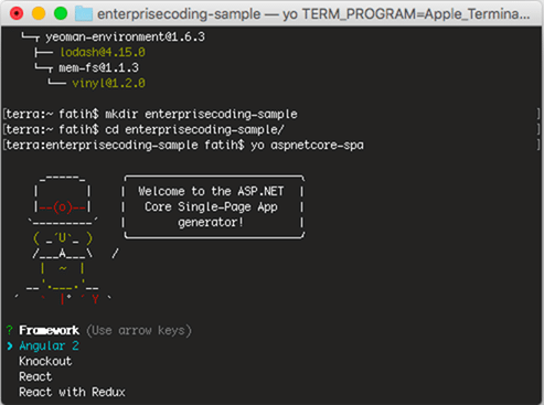 yo-aspnetcore-spa